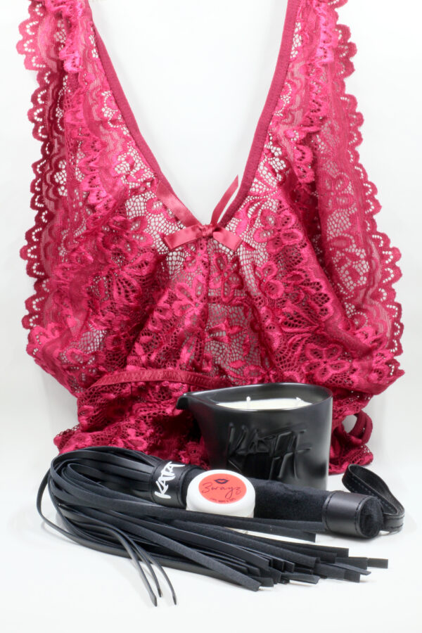 Valentine Gift Package with red negligee